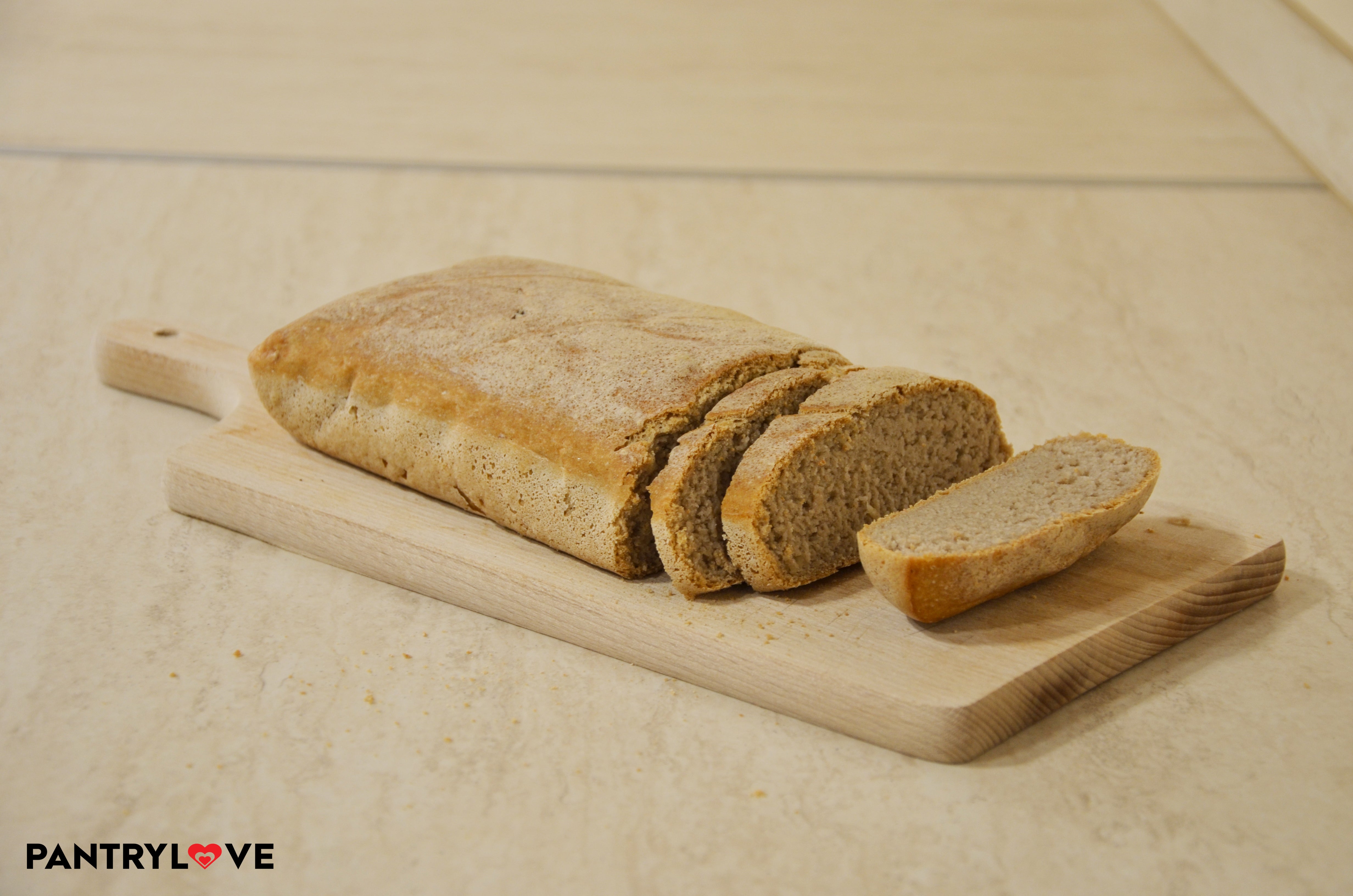 Gluten-Free Vegan Bread Flour Mix with Reduced Fiber (for yeast bread