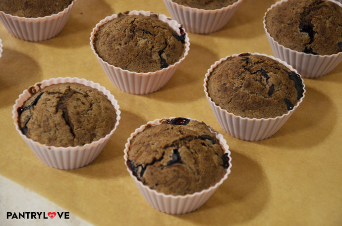 Flour mix with Carob Powder for Muffins and Sponge Cakes