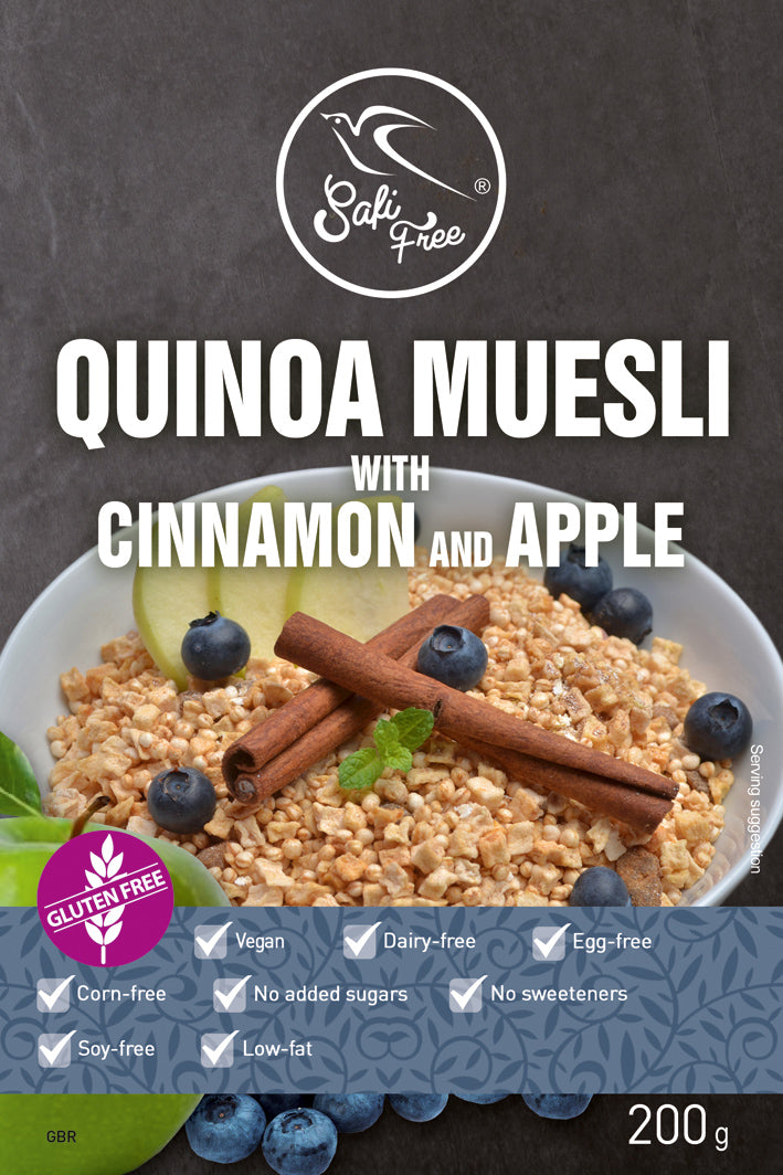 Quinoa Muesli with Cinnamon and Apple