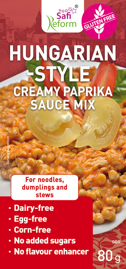 Hungarian-style creamy paprika sauce mix