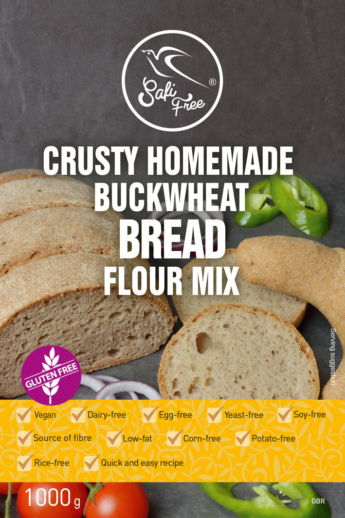 Crusty Homemade buckwheat bread flour mix